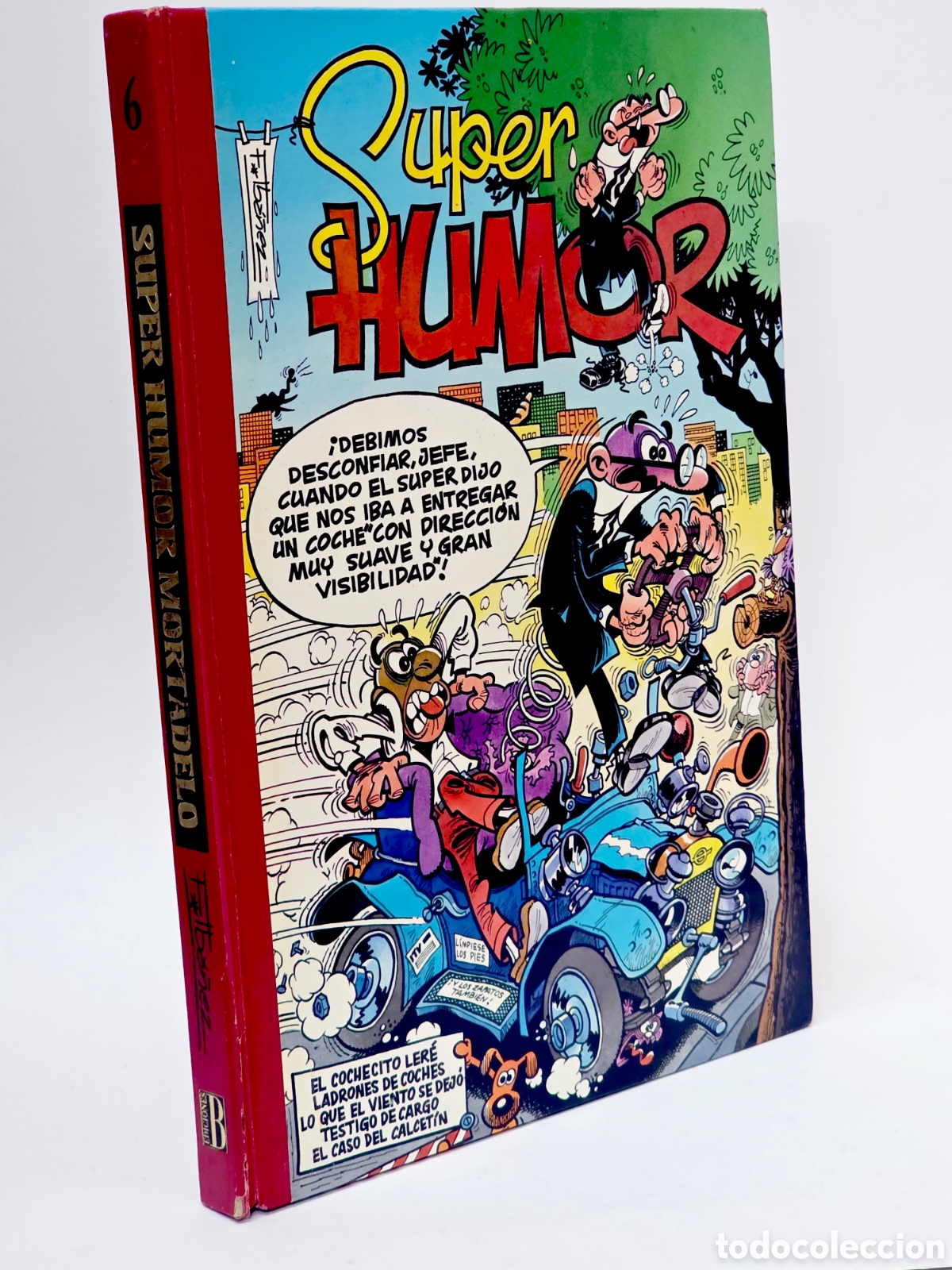 C&oacute;mics: C&Oacute;MIC SUPER HUMOR MORTADELO 6 PRIMERA EDICI&Oacute;N EDICIONES B NORMAL ESTADO - Foto 1