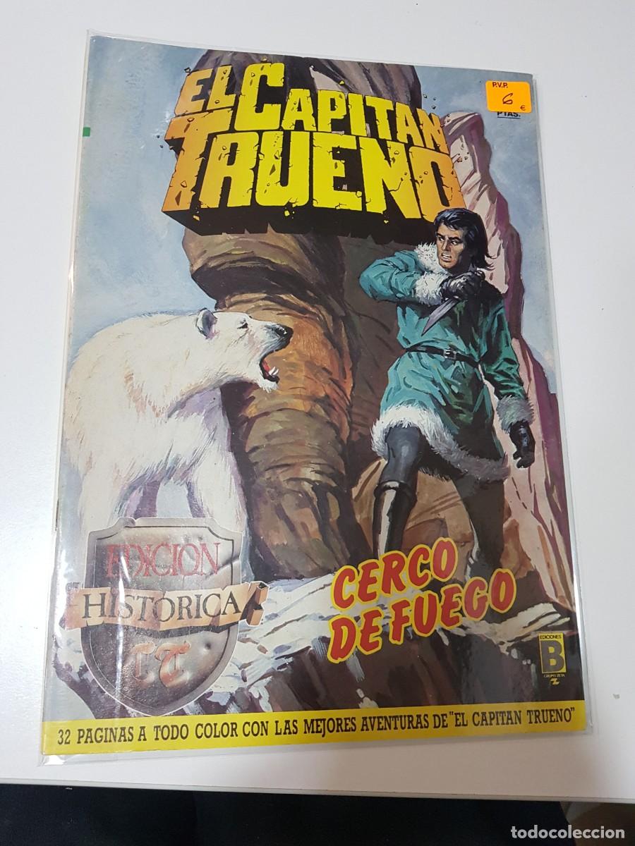C&oacute;mics: COMIC EL CAPITAN TRUENO EDICIONES B N&ordm; CERCO DE FUEGO - Foto 1
