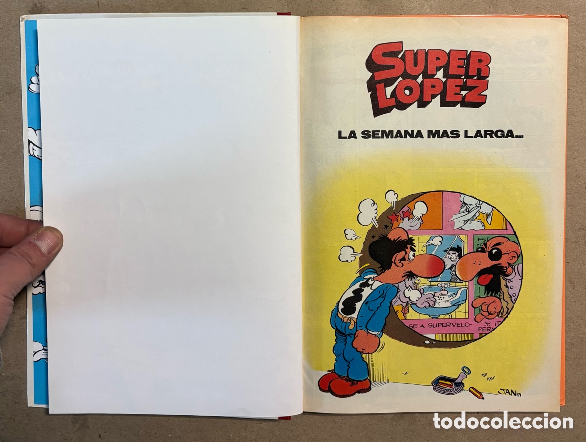 C&oacute;mics: SUPER L&Oacute;PEZ N&deg; 2. EDICIONES B 1987 (1&ordf; EDICI&Oacute;N). - Foto 2