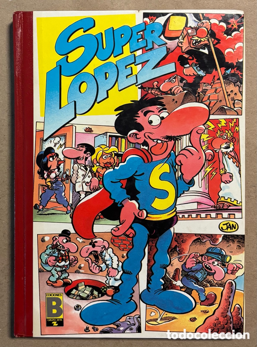 C&oacute;mics: SUPER L&Oacute;PEZ N&deg; 2. EDICIONES B 1987 (1&ordf; EDICI&Oacute;N). - Foto 1