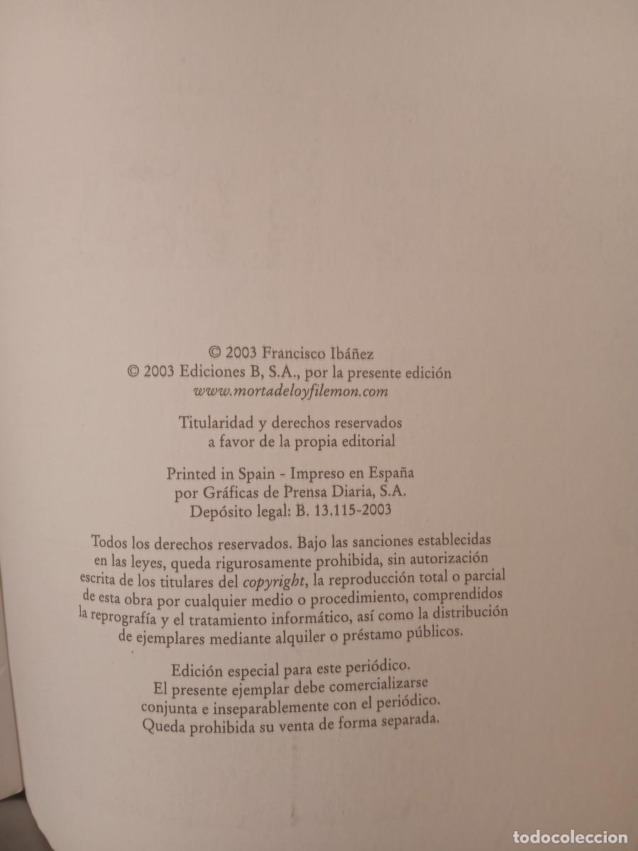 C&oacute;mics: LOTE &rdquo;A&rdquo;DE 2 TEBEOS DE &rdquo;MORTADELO Y FILEMON&rdquo; - Foto 13