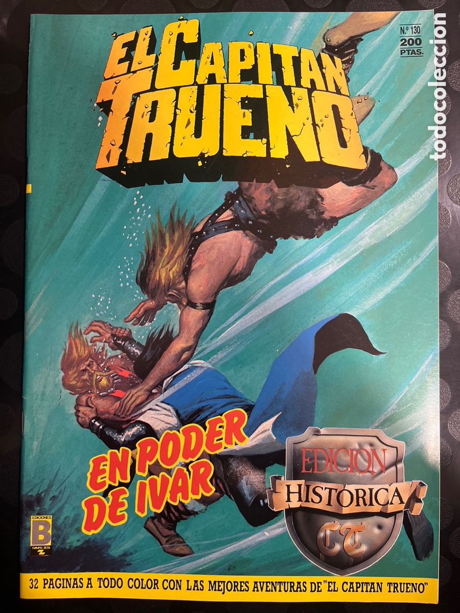 C&oacute;mics: EL CAPIT&Aacute;N TRUENO N.130 EN PODER DE IVAR EDICI&Oacute;N HIST&Oacute;RICA ( 1987/1989 ) - Foto 1