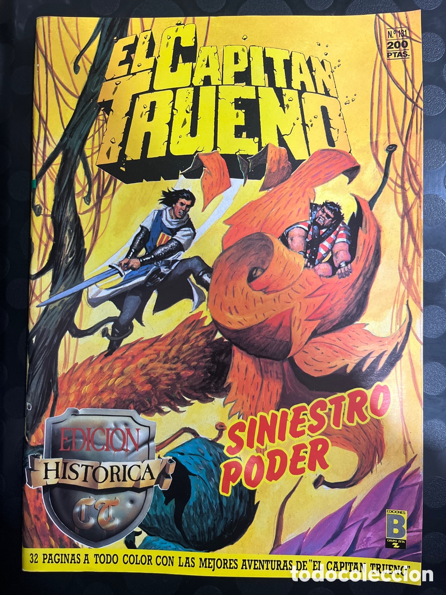C&oacute;mics: EL CAPIT&Aacute;N TRUENO N.131 SINIESTRO PODER EDICI&Oacute;N HIST&Oacute;RICA ( 1987/1989 ) - Foto 1