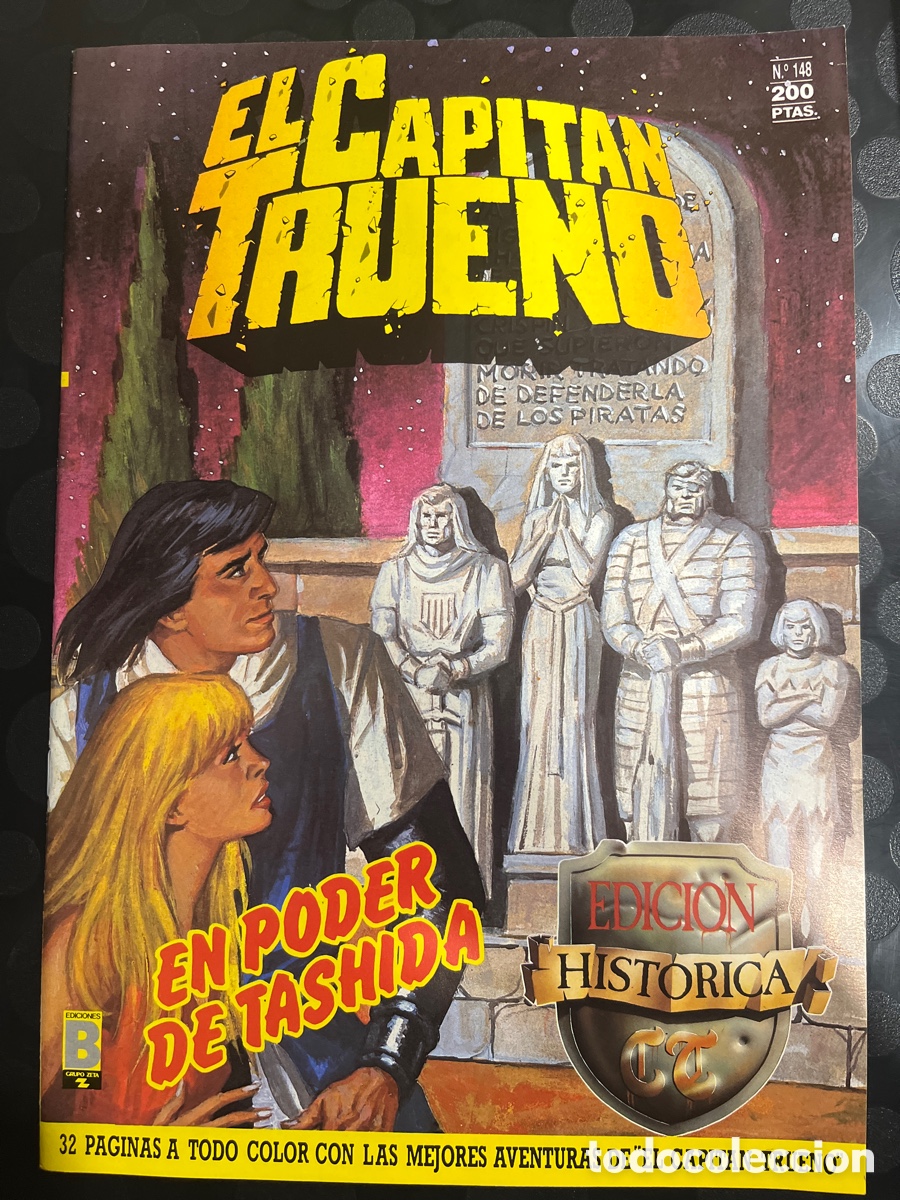 C&oacute;mics: EL CAPIT&Aacute;N TRUENO N.148 EN PODER DE TASHIDA EDICI&Oacute;N HIST&Oacute;RICA ( 1987/1989 ) - Foto 1