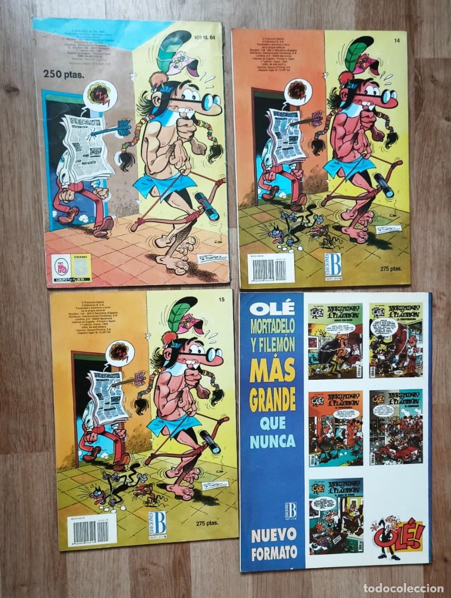 C&oacute;mics: T&iacute;tulo: Lote Mortadelo y Filem&oacute;n &ndash; Colecci&oacute;n Ol&eacute; &ndash; Ediciones B (4 n&uacute;meros) - Foto 2