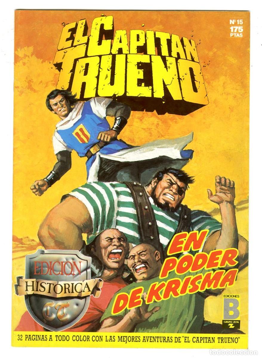 C&oacute;mics: El Capit&aacute;n Trueno / En Poder de Krisma / N.15 / Edici&oacute;n Hist&oacute;rica / Ediciones B / 1987 - Foto 1