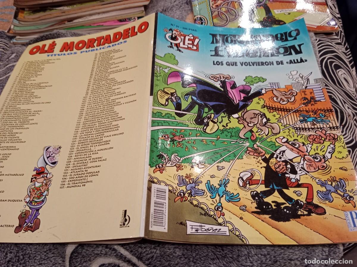C&oacute;mics: OLE N&ordm;31 MORTADELO Y FILEMON - LOS QUE VOLVIERON DE ALLA - EDICIONES B -2&ordf; EDICION 1998 - Foto 1