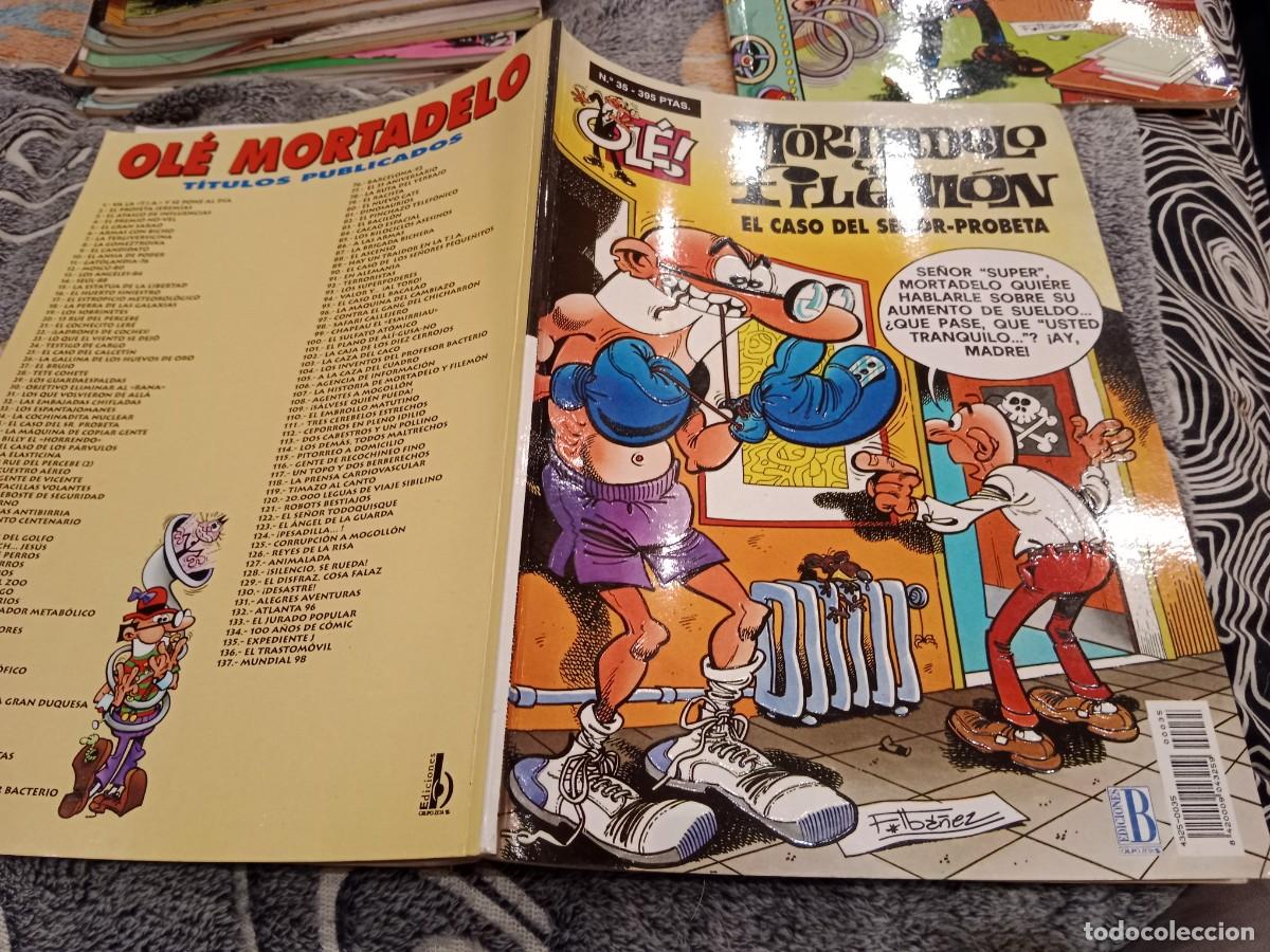 C&oacute;mics: OLE N&ordm;35 MORTADELO Y FILEMON - EL CASO DEL SE&Ntilde;OR - PROBETA - EDICIONES B -2&ordf; EDICION 1998 - Foto 1
