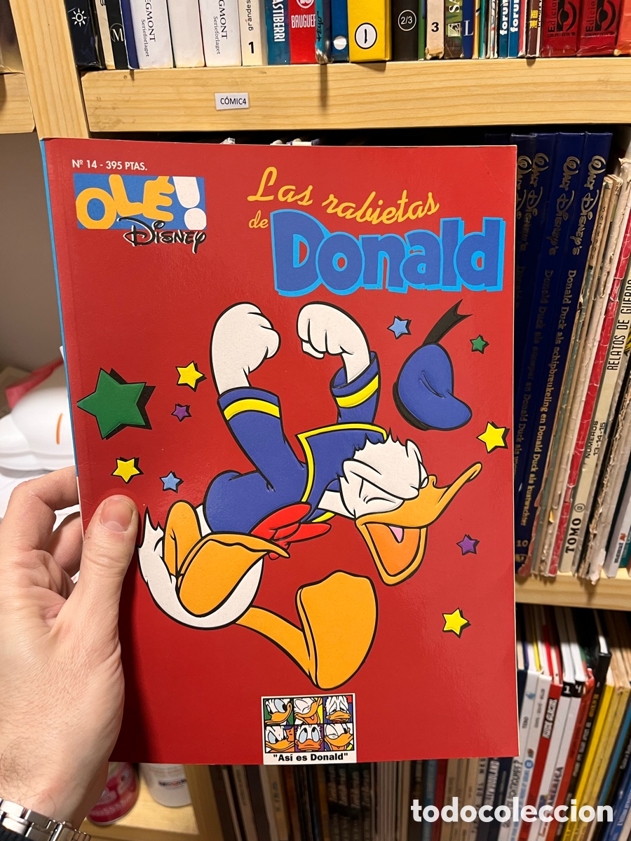 C&oacute;mics: Comic4 DISNEY OL&Eacute; N&ordm; 14 - LAS RABIETAS DE DONALD - EDICIONES B - Foto 1