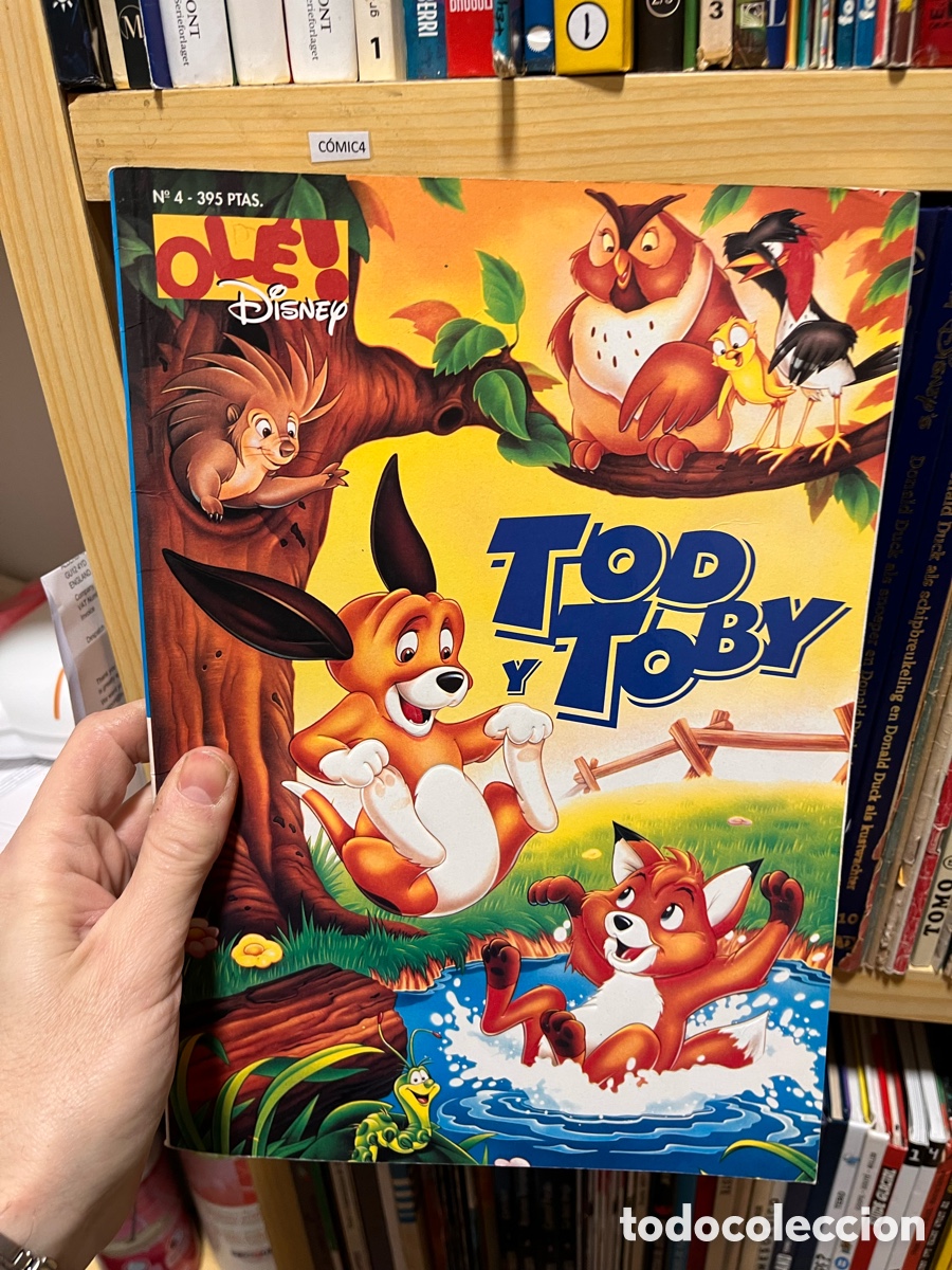 C&oacute;mics: Comic4 Ole Disney 4.Tod y Toby.Ediciones B - Foto 1