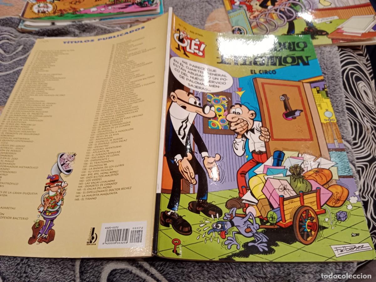C&oacute;mics: OLE N&ordm;72 MORTADELO Y FILEMON - EL CIRCO - EDICIONES B - 3&ordf; EDICION 1999 - Foto 1