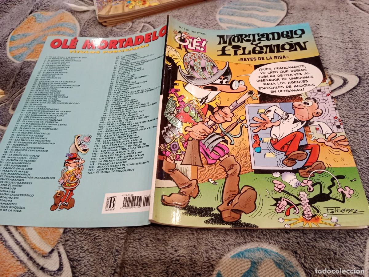C&oacute;mics: OLE N&ordm;126 MORTADELO Y FILEMON - REYES DE LA RISA - EDICIONES B - 1&ordf; EDICION 1996 - Foto 1