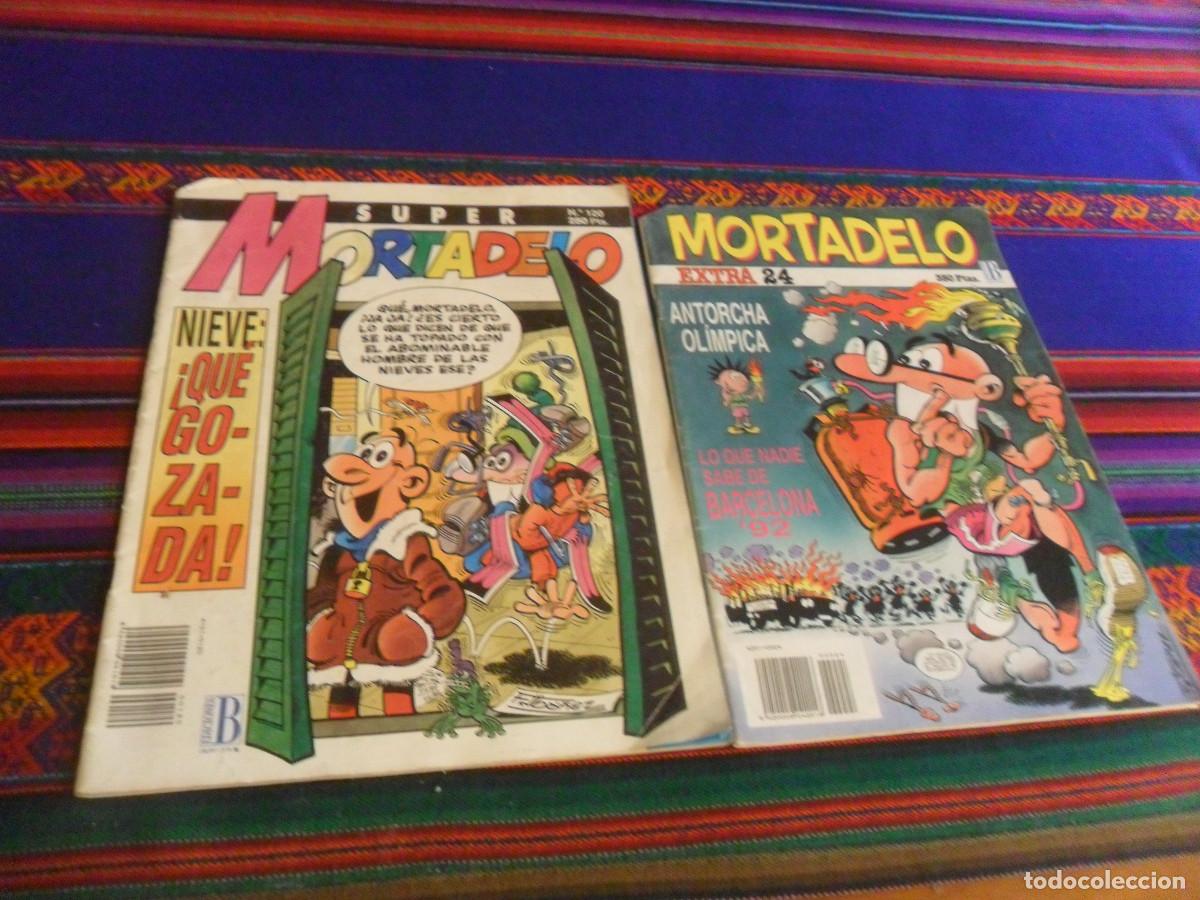 C&oacute;mics: SUPER MORTADELO N&ordm; 120 Y MORTADELO EXTRA N&ordm; 24. EDICIONES B 1993. - Foto 1