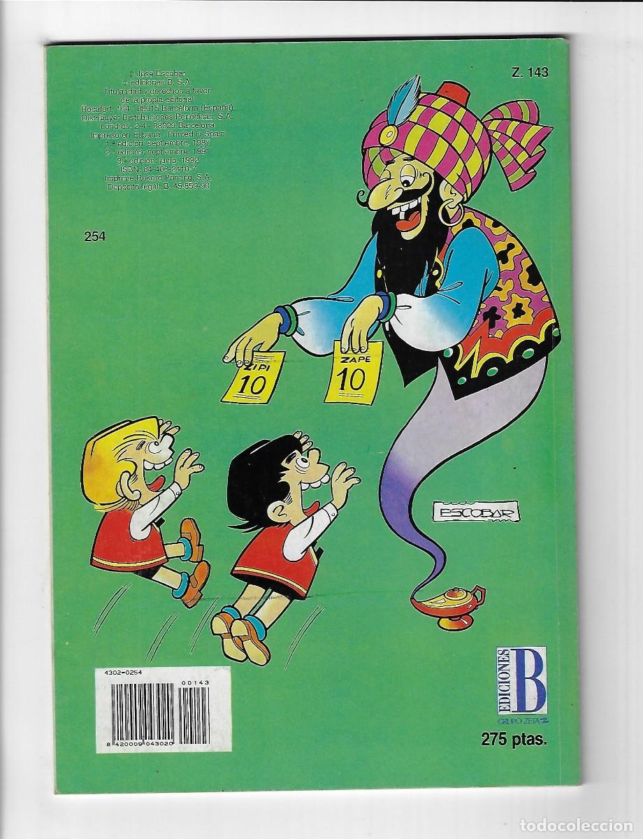C&oacute;mics: Ediciones B. Ol&eacute; Zipi y Zape. Z 143. 254 - Foto 2