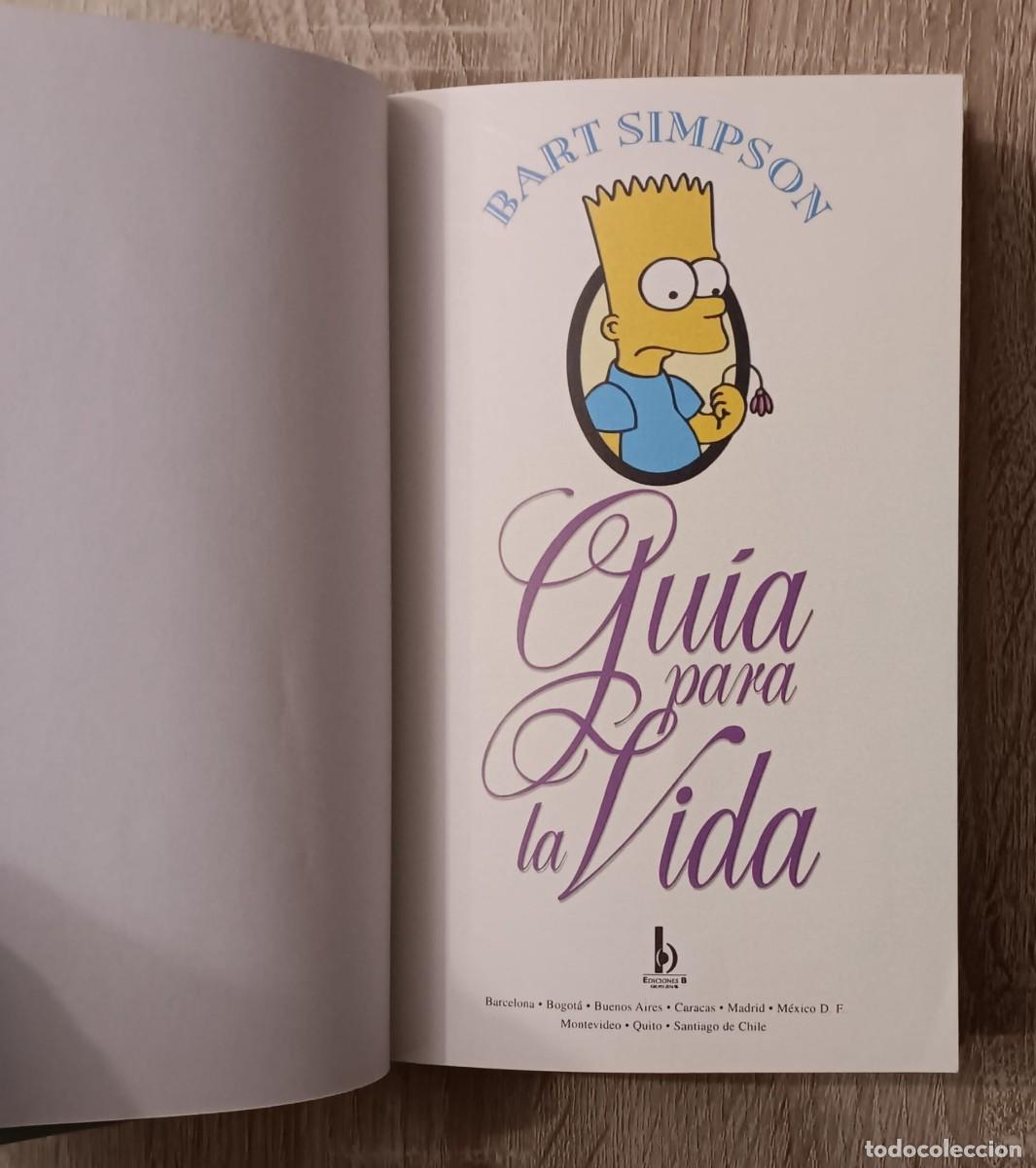 C&oacute;mics: GUIA PARA LA VIDA BART SIMPSON EDICIONES B 1996 - Foto 4