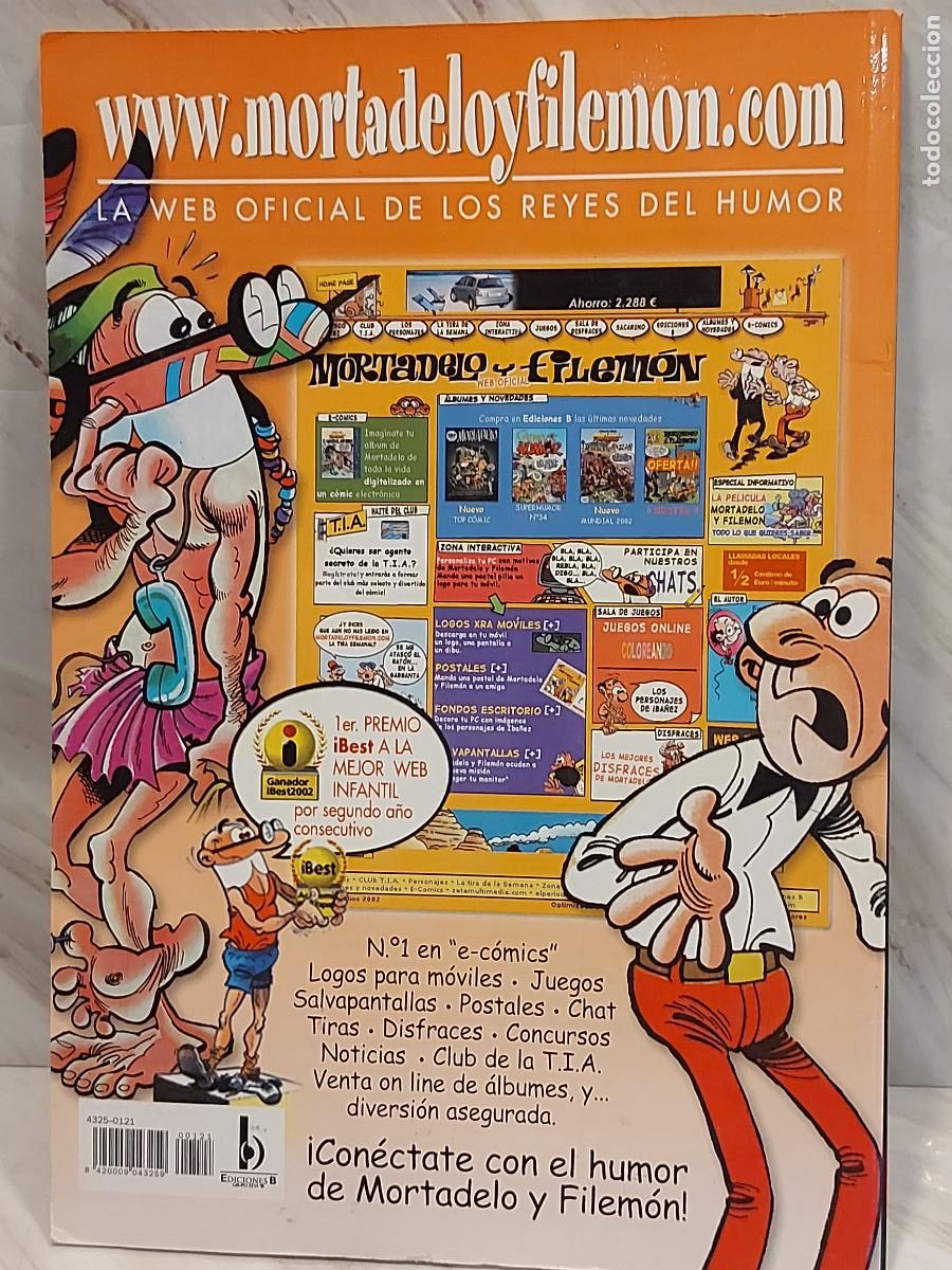 C&oacute;mics: MORTADELO Y FILEM&Oacute;N / COLECCI&Oacute;N OL&Eacute; N.&ordm; 121 / 2&ordf; EDICI&Oacute;N / EDICIONES B-2003 / NUEVO - Foto 6