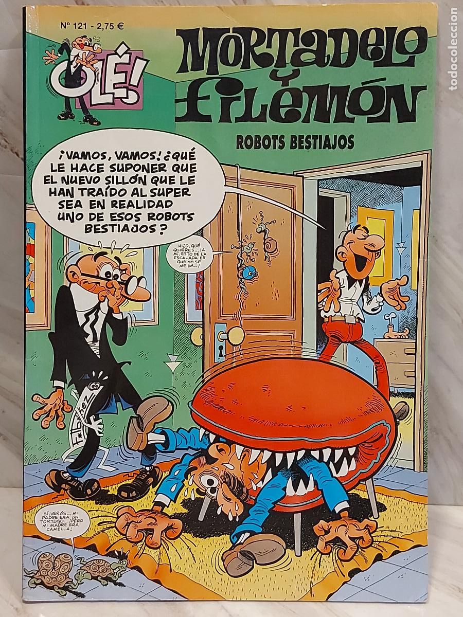C&oacute;mics: MORTADELO Y FILEM&Oacute;N / COLECCI&Oacute;N OL&Eacute; N.&ordm; 121 / 2&ordf; EDICI&Oacute;N / EDICIONES B-2003 / NUEVO - Foto 1