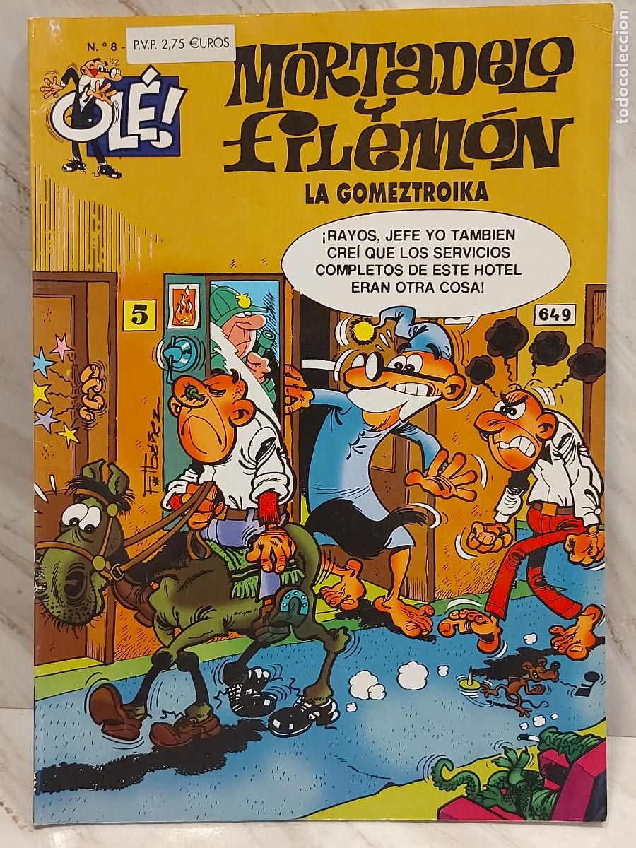 C&oacute;mics: MORTADELO Y FILEM&Oacute;N / COLECCI&Oacute;N OL&Eacute; N.&ordm; 8 / 3&ordf; EDICI&Oacute;N / EDICIONES B-2000 / NUEVO - Foto 1