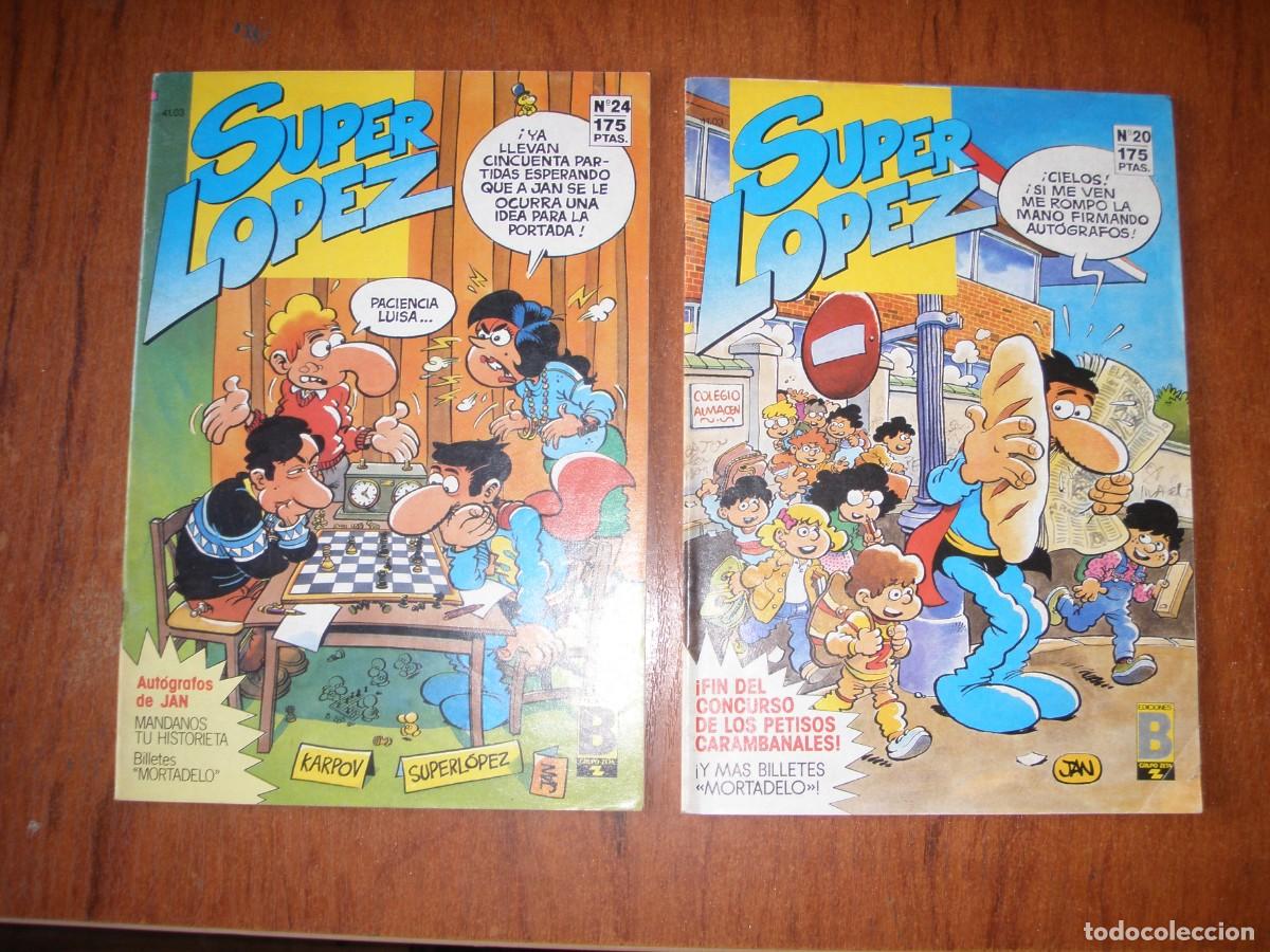 C&oacute;mics: DOS COMICS SUPER LOPEZ 20 Y 24 - Foto 1