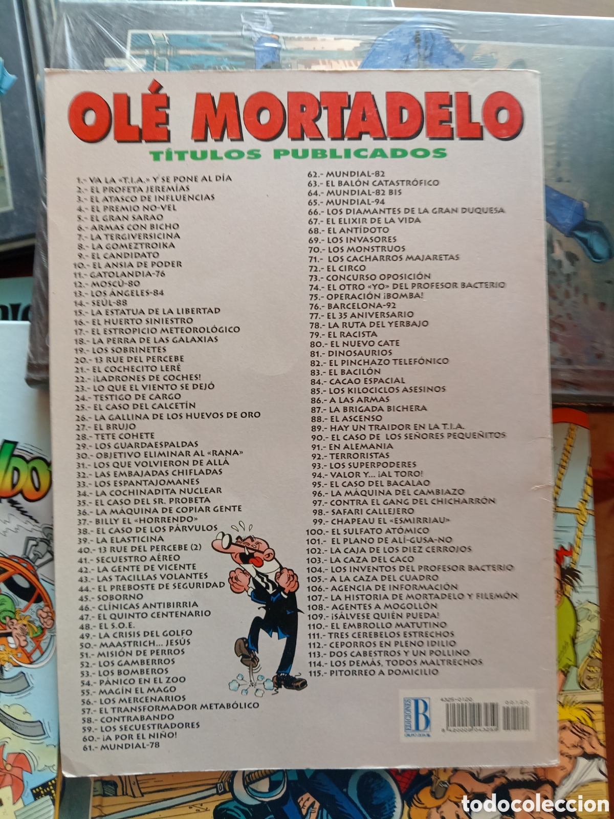 C&oacute;mics: Colecci&oacute;n Ol&eacute; Mortadelo y Filem&oacute;n 120 cj83 - Foto 2