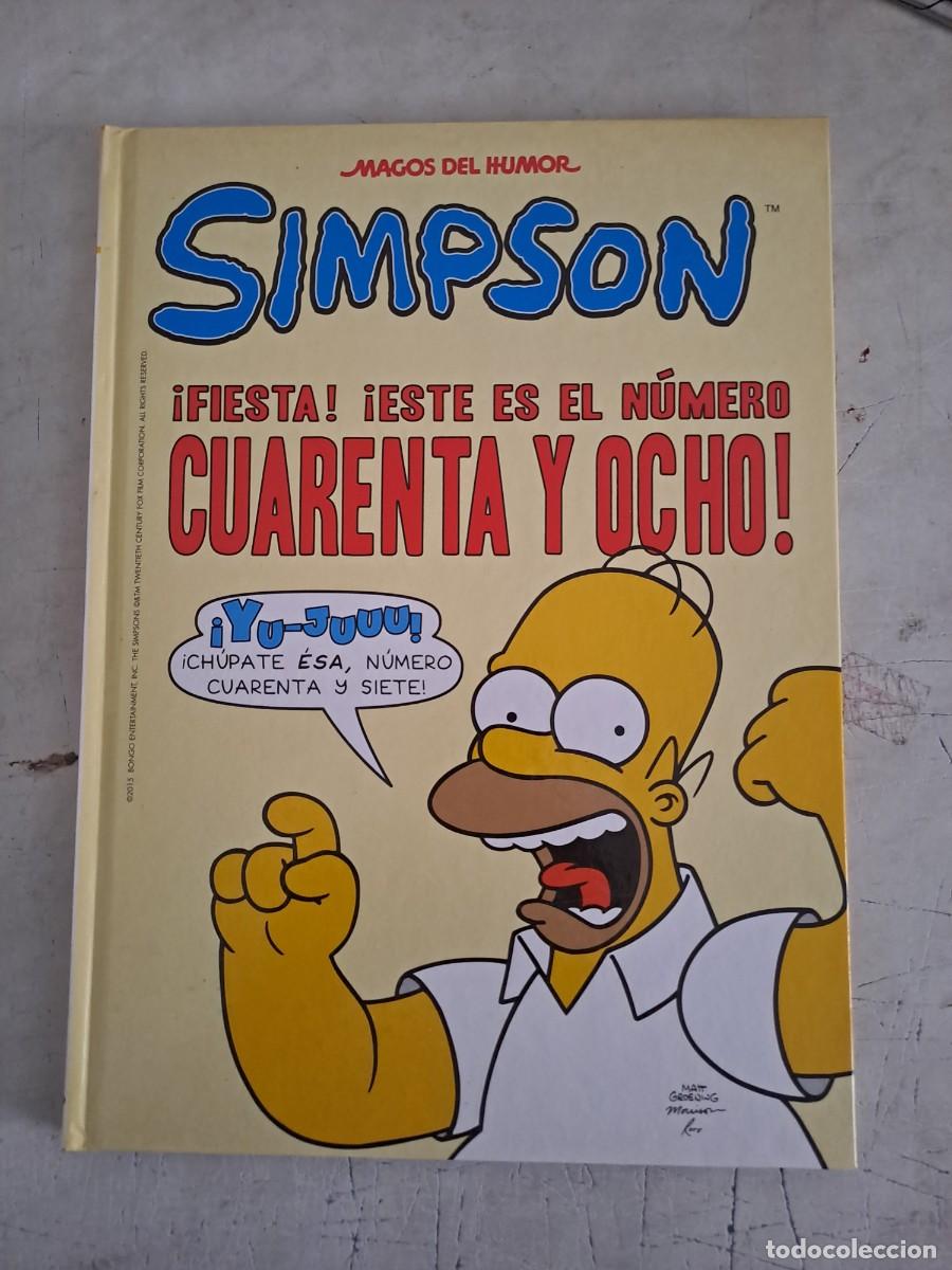 C&oacute;mics: Magos del humor 48, Simpson, ediciones B en perfecto estado - Foto 1