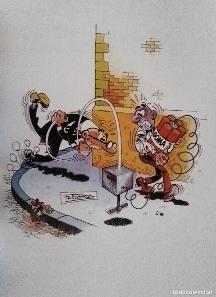 C&oacute;mics: Dos ilustraciones Mortadelo y Filem&oacute;n 20x15 . - Foto 1