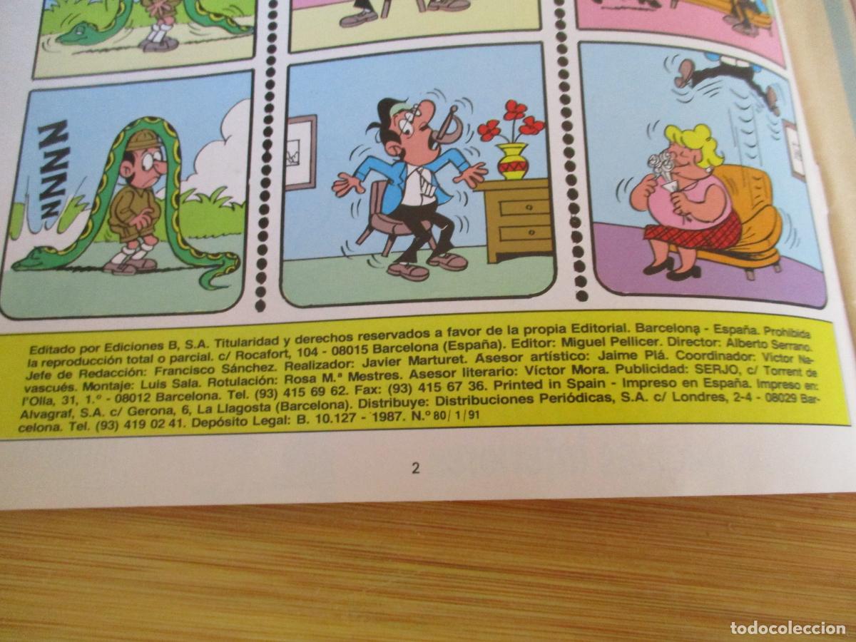 C&oacute;mics: SUPER ZIPI Y ZAPE, N&ordm;., 80- EDICIONES B- A&Ntilde;OS 90 - Foto 2