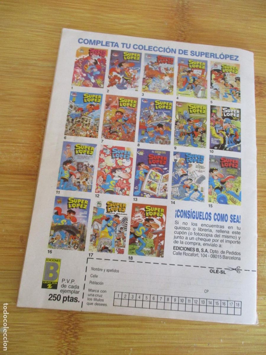 C&oacute;mics: SUPER ZIPI Y ZAPE, N&ordm;., 80- EDICIONES B- A&Ntilde;OS 90 - Foto 3