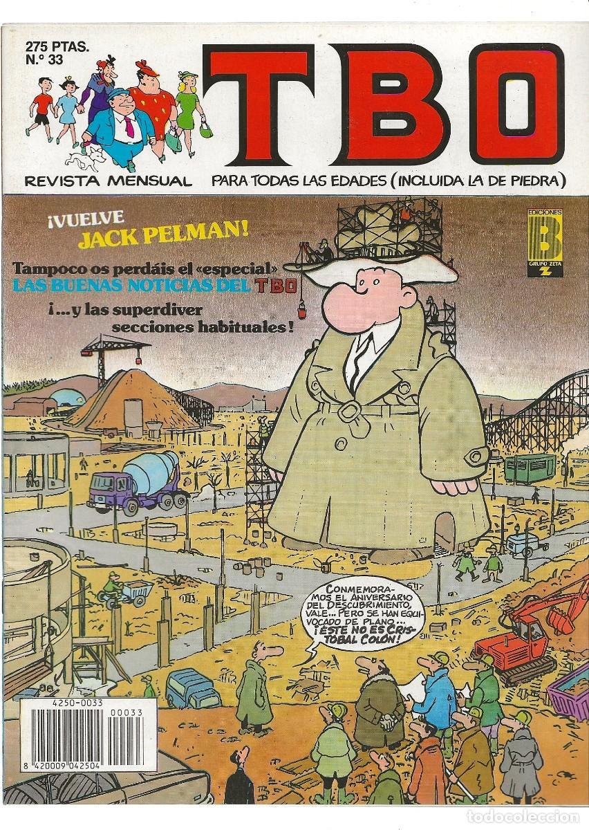 C&oacute;mics: TBO N&ordm; 33 - EDICIONES B - 1990 EXCELENTE ESTADO - Foto 1
