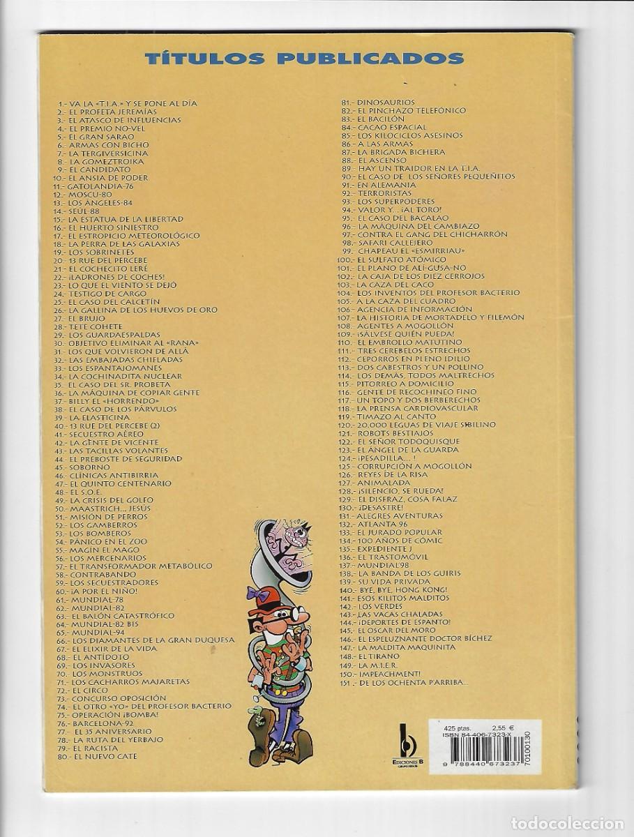 C&oacute;mics: Ediciones B. Colecci&oacute;n Ol&eacute; Mortadelo y Filem&oacute;n. 130 - Foto 2