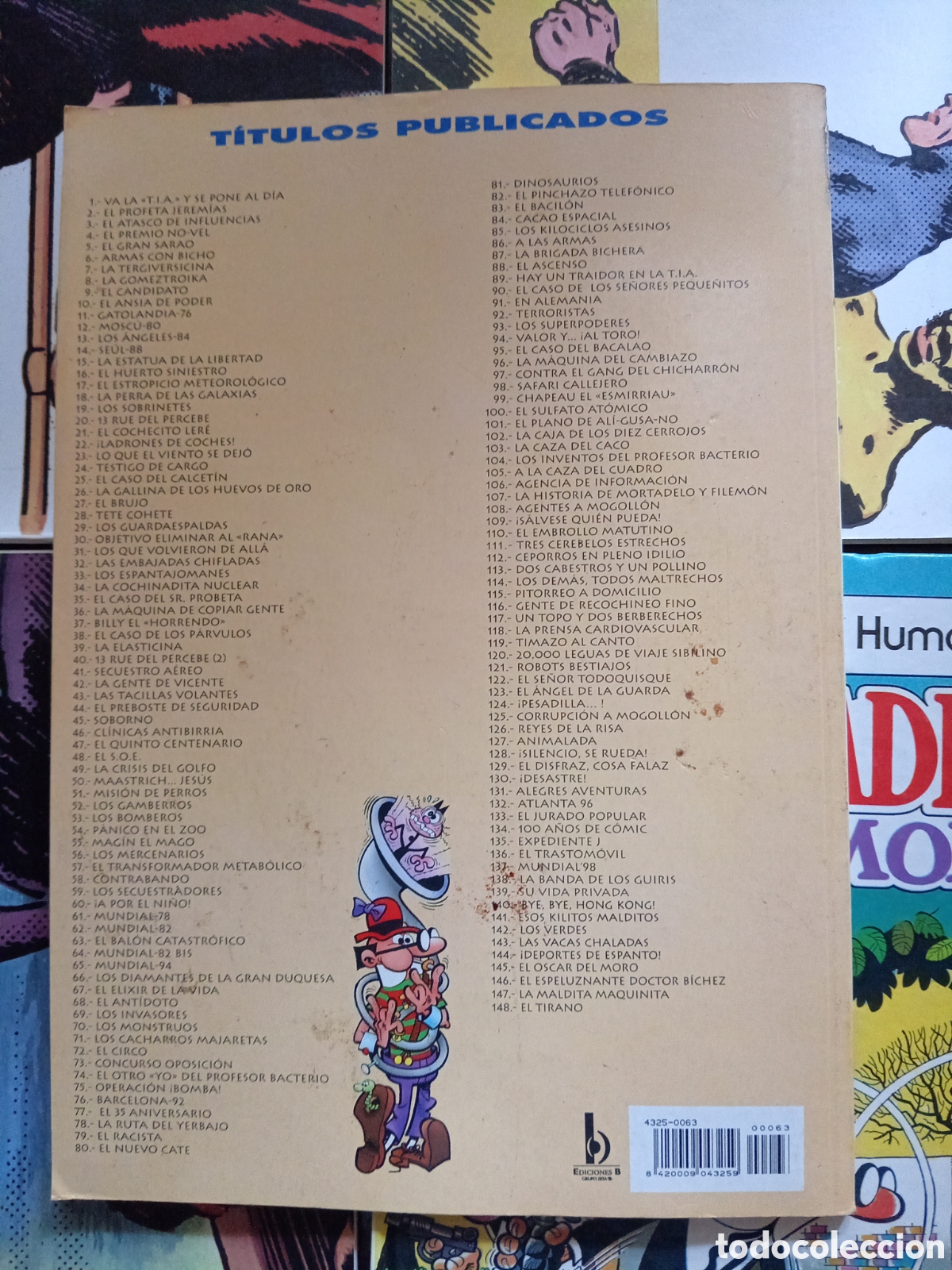 C&oacute;mics: Colecci&oacute;n Ol&eacute; Mortadelo y Filem&oacute;n 63 cj104 - Foto 2