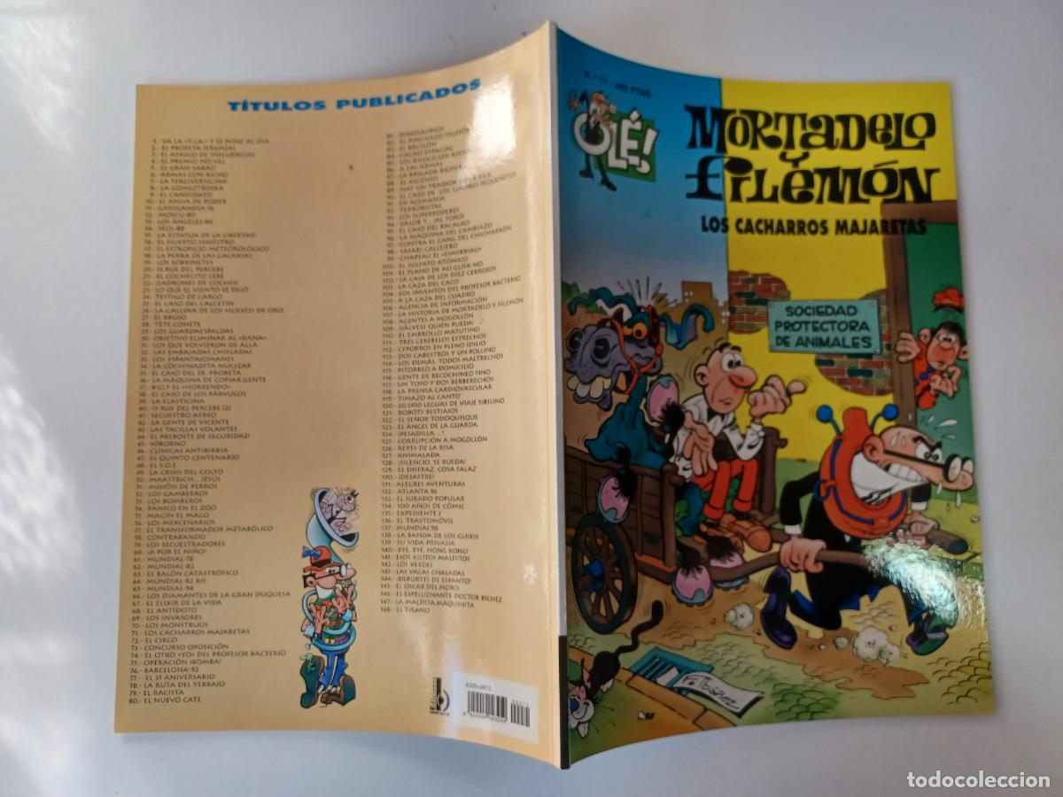 C&oacute;mics: OL&Eacute; 71 MORTADELO Y FILEMON LOS CACHARROS MAJARETAS - Foto 2
