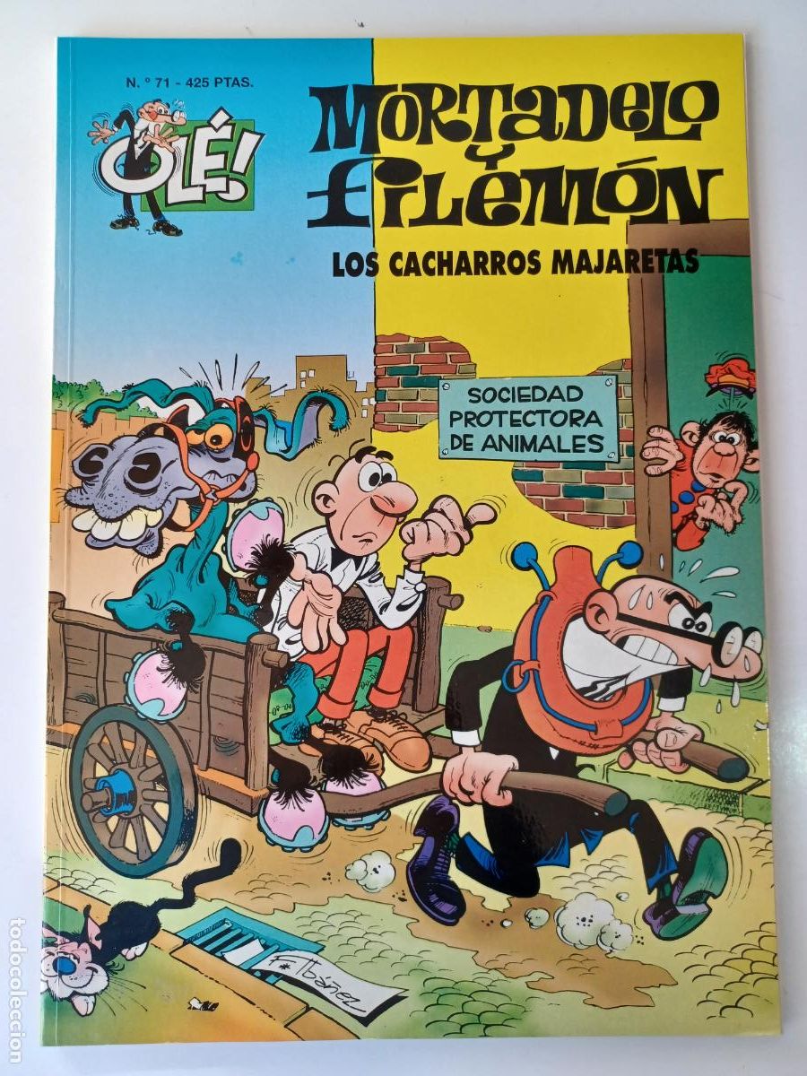 C&oacute;mics: OL&Eacute; 71 MORTADELO Y FILEMON LOS CACHARROS MAJARETAS - Foto 1