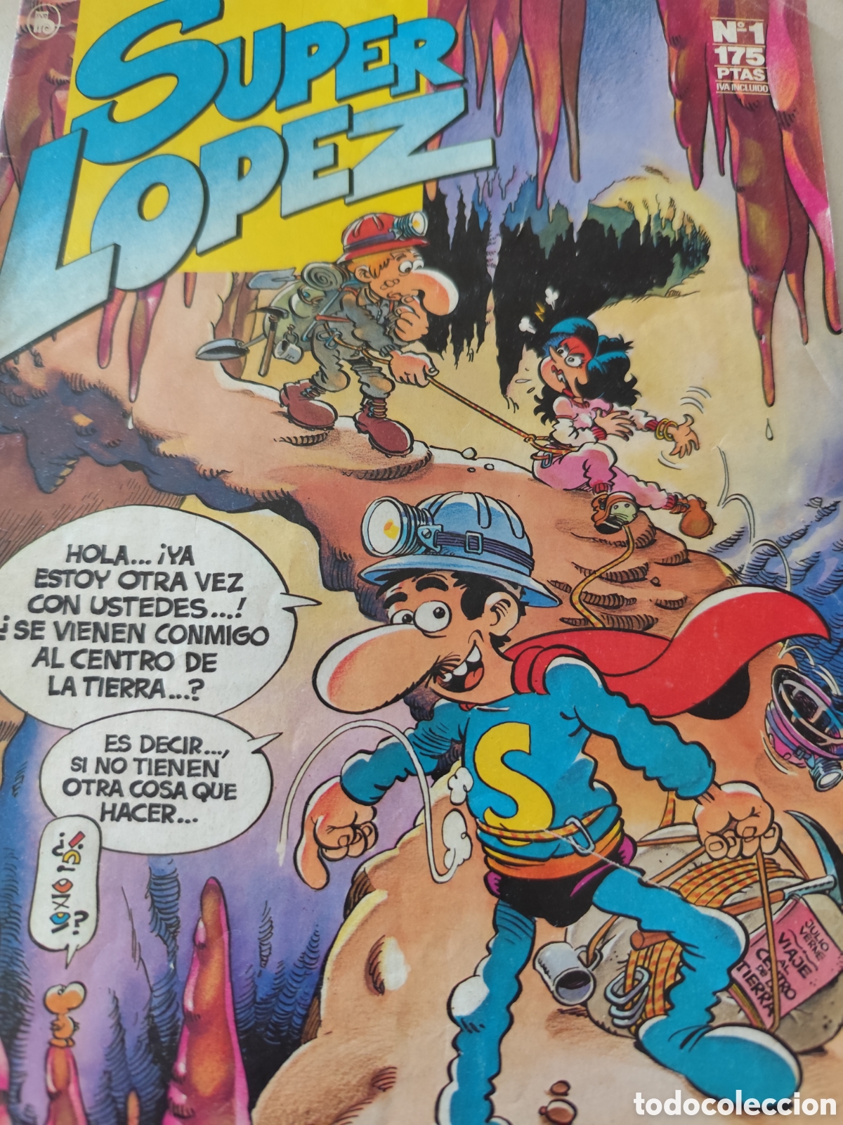 C&oacute;mics: Super L&oacute;pez N&uacute;mero 1-1987-con poster - Foto 1