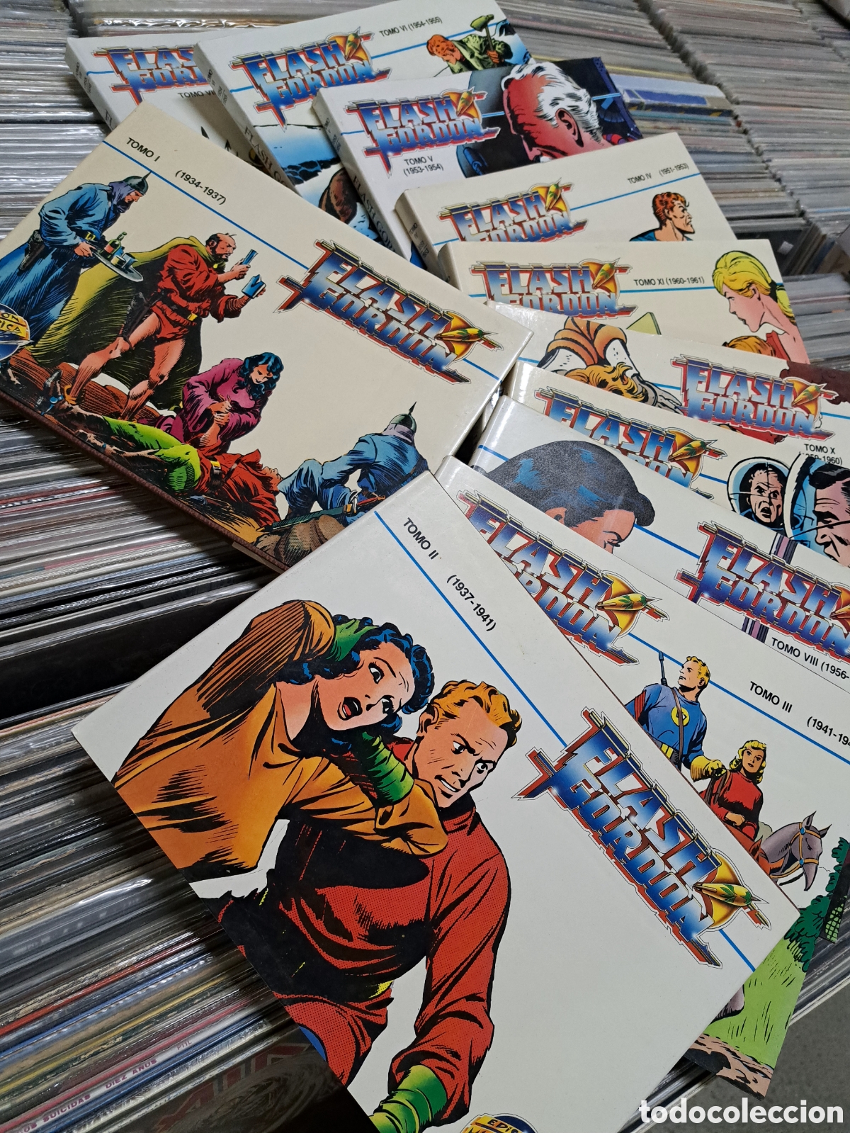 C&oacute;mics: FLASH GORDON (EDICI&Oacute;N HIST&Oacute;RICA)- EDICIONES B, (1934-1961), 11 TOMOS, COMPLETA!!! - Foto 1