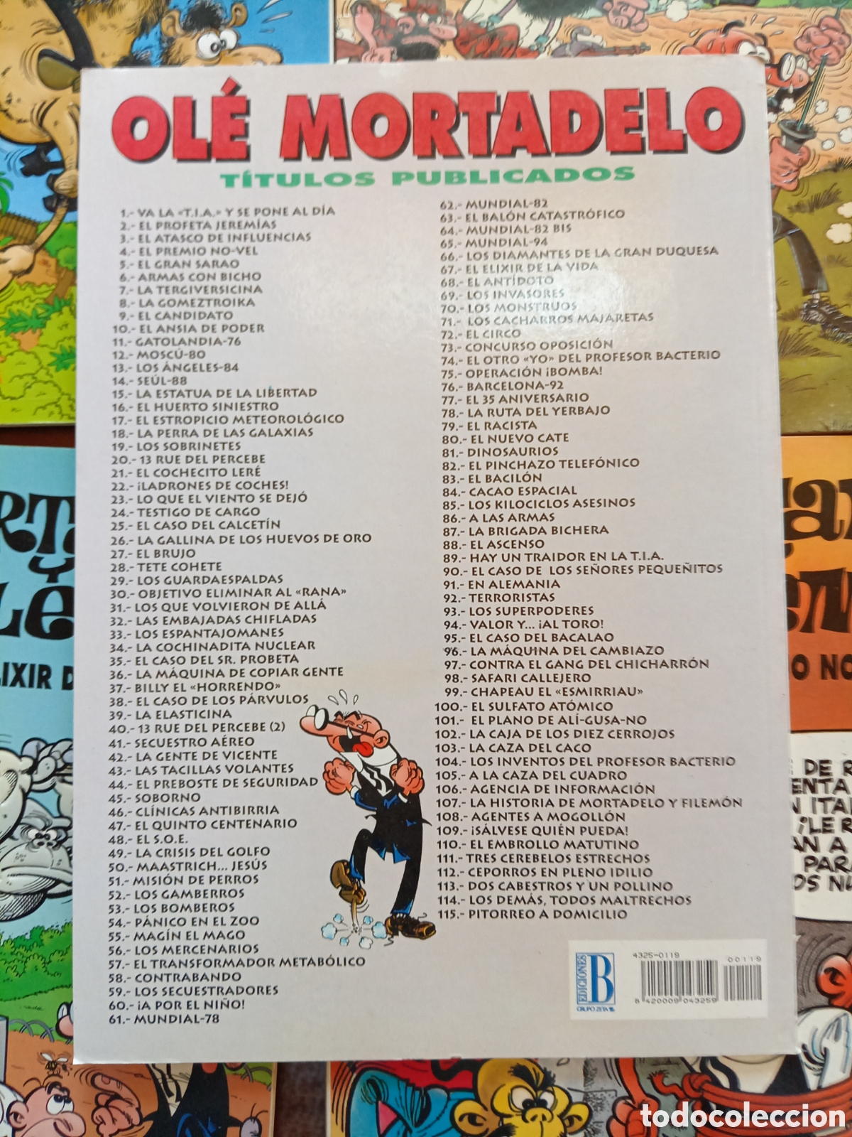 C&oacute;mics: Colecci&oacute;n Ol&eacute; Mortadelo y Filem&oacute;n 119 cj80 - Foto 2