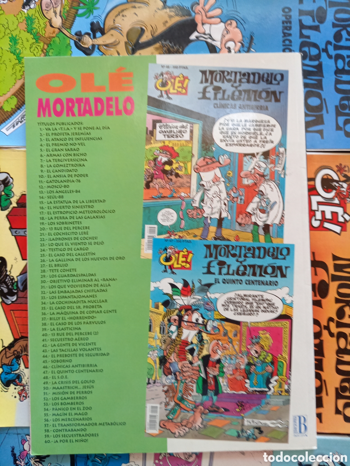 C&oacute;mics: Colecci&oacute;n Ol&eacute; Mortadelo y Filem&oacute;n 56 cj80 - Foto 2