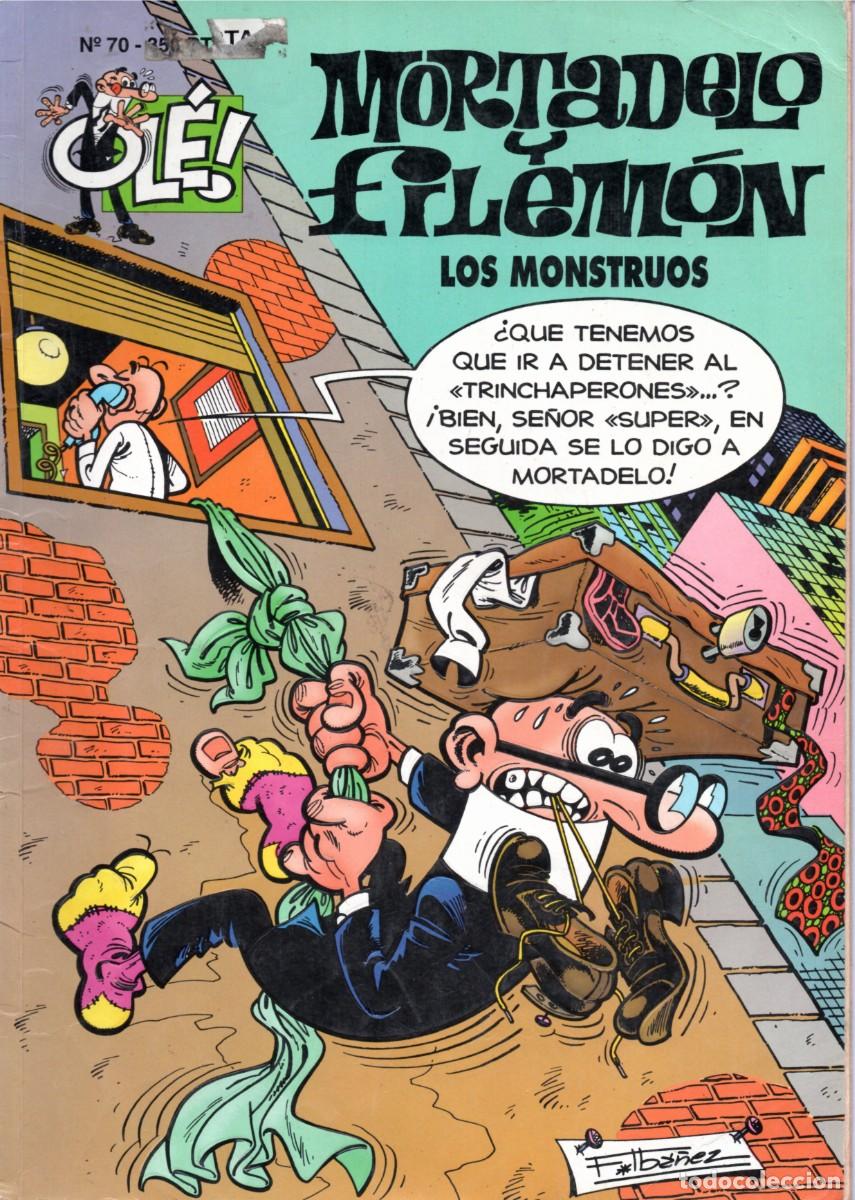 C&oacute;mics: COMIC OL&Eacute;! &rdquo; MORTADELO Y FILEM&Oacute;N &rdquo; N&ordm; 70 FRMTO. GRANDE, EDICIONES B -ILERCOMIC- - Foto 1