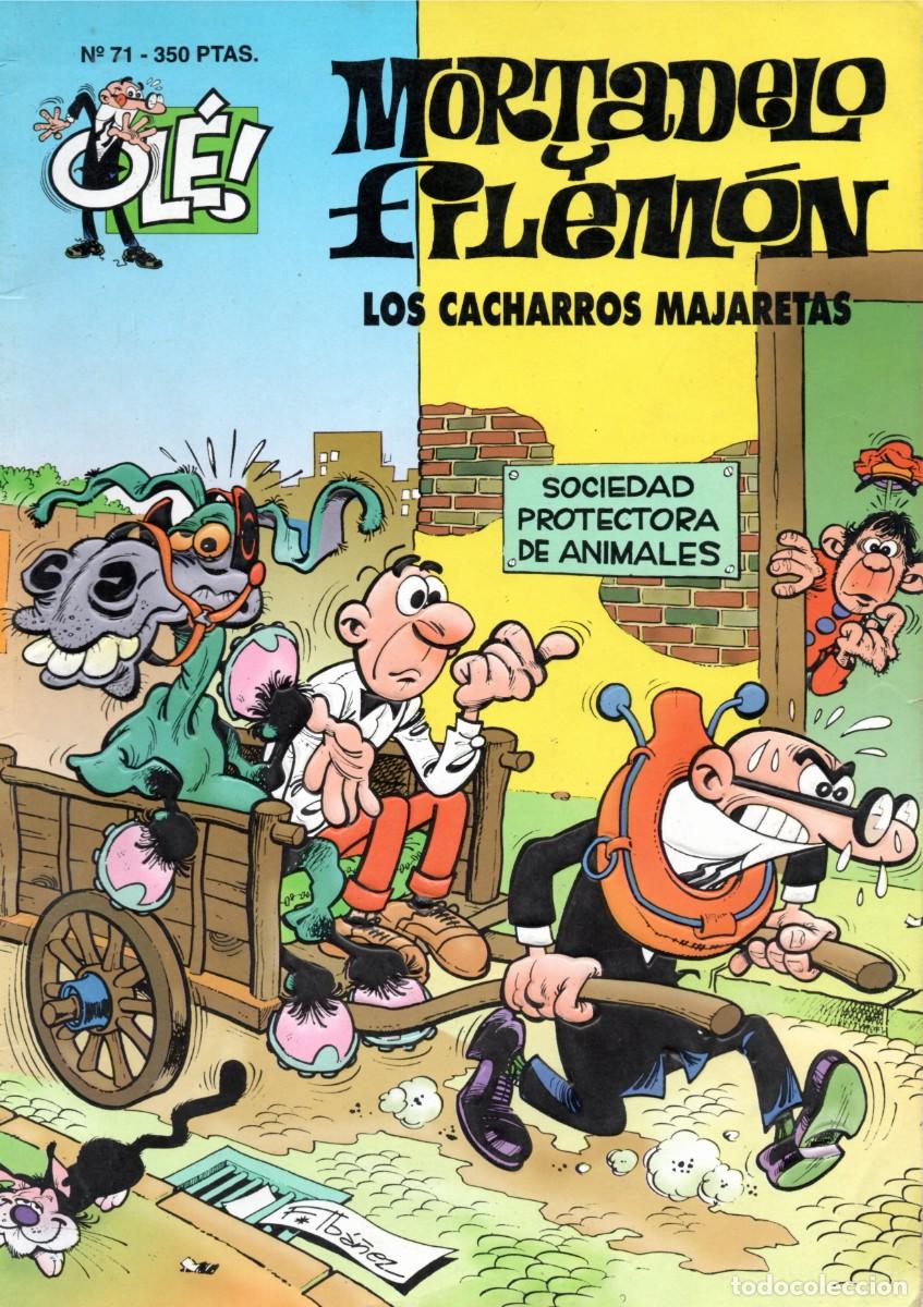 C&oacute;mics: COMIC OL&Eacute;! &rdquo; MORTADELO Y FILEM&Oacute;N &rdquo; N&ordm; 71 FRMTO. GRANDE, EDICIONES B -ILERCOMIC- - Foto 1