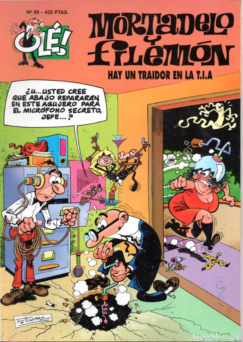 C&oacute;mics: COMIC OL&Eacute;! &rdquo; MORTADELO Y FILEM&Oacute;N &rdquo; N&ordm; 89 FRMTO. GRANDE, EDICIONES B -ILERCOMIC- - Foto 1