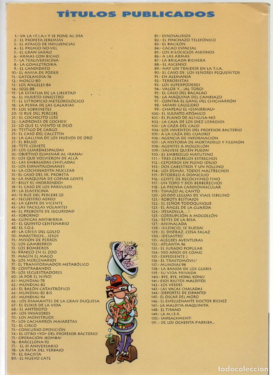 C&oacute;mics: MORTADELO Y FILEMON N&ordm; 96, LA MAQUINA DSEL CAMBIAZO. - Foto 2