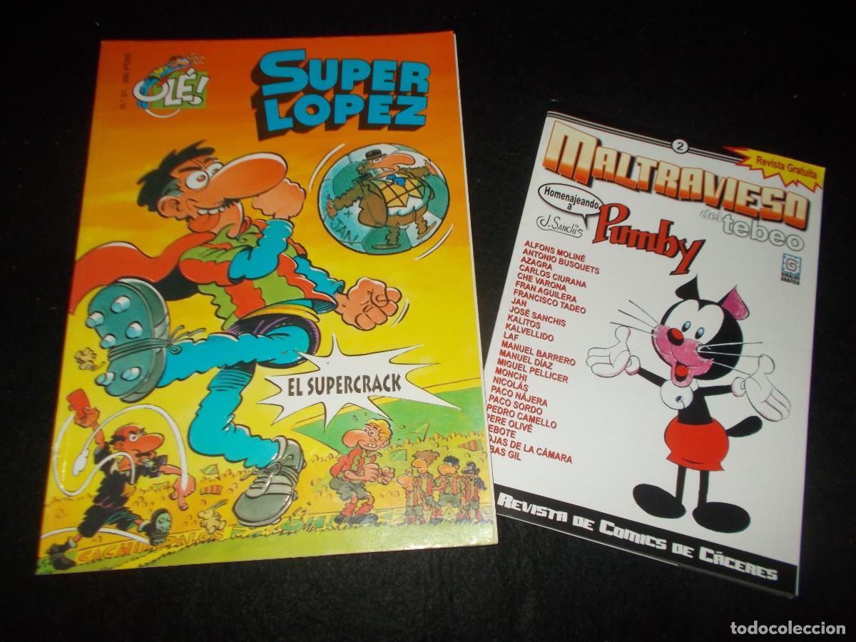 C&oacute;mics: SUPER LOPEZ 31 SUPERLOPEZ Ol&eacute;. El Supercrack. JAN. Comic Ediciones B 1997 + Regalo - Foto 1