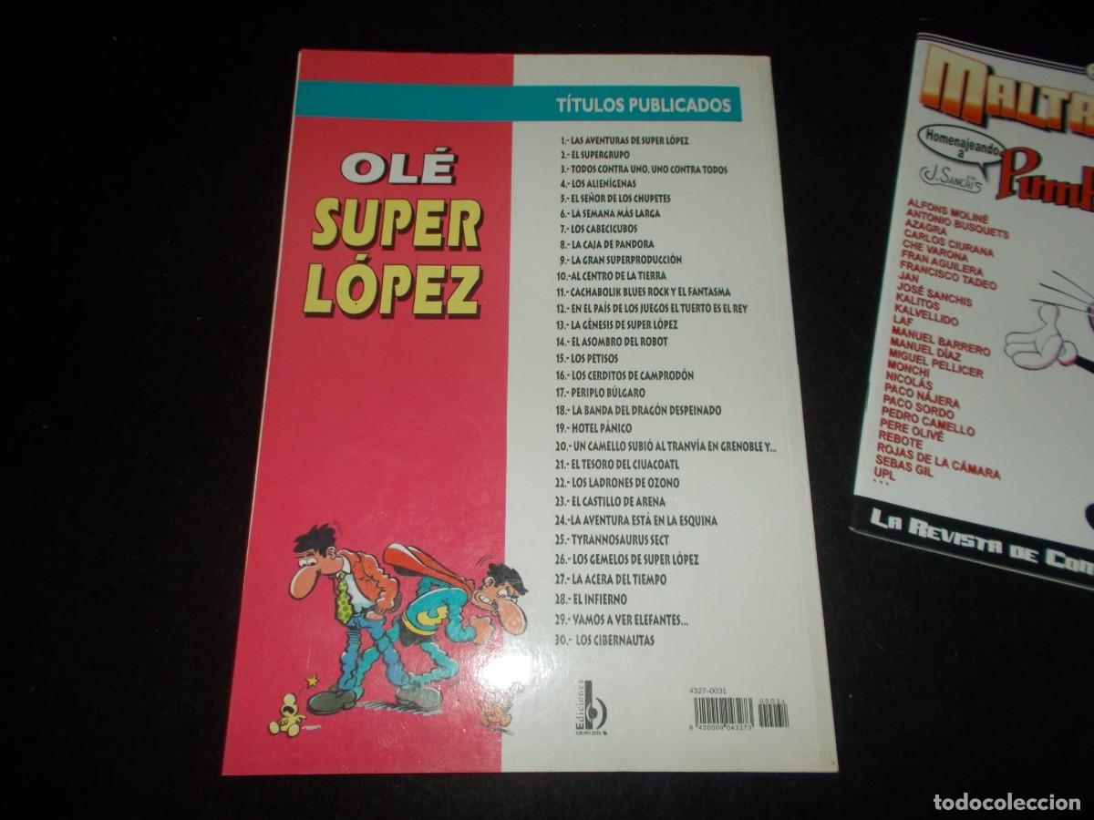 C&oacute;mics: SUPER LOPEZ 31 SUPERLOPEZ Ol&eacute;. El Supercrack. JAN. Comic Ediciones B 1997 + Regalo - Foto 3