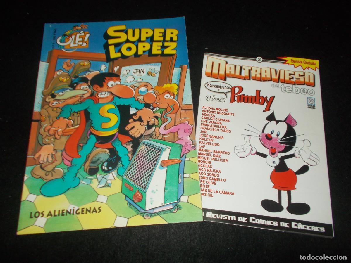 C&oacute;mics: SUPER LOPEZ 4 SUPERLOPEZ Ol&eacute;. Los Alienigenas. JAN. Comic Ediciones B 1997 + Regalo - Foto 1