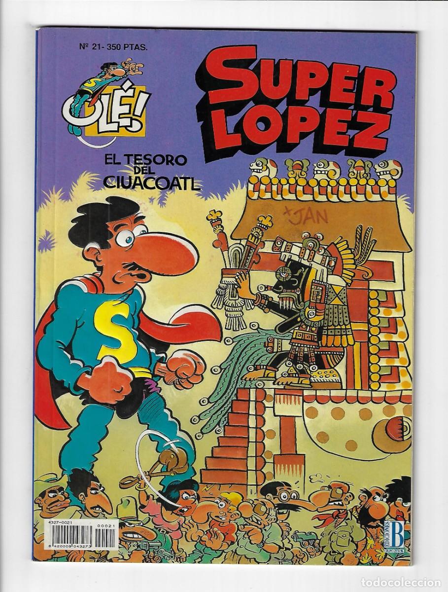 C&oacute;mics: Ediciones B. Super Lopez. En relieve. 21.