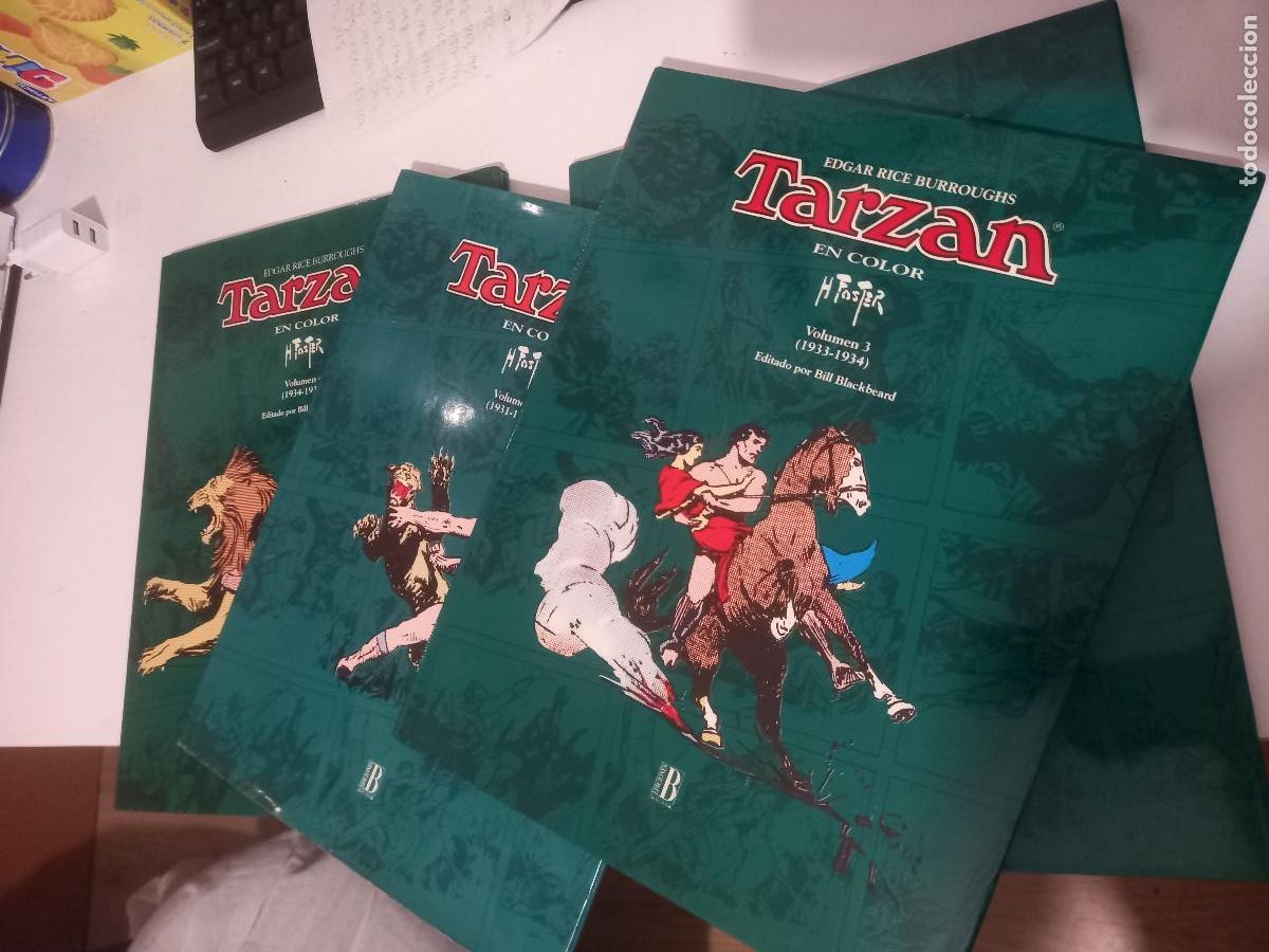 C&oacute;mics: TARZAN 4 TOMOS COMPLETA EDICIONES B. estan perfectos - Foto 1