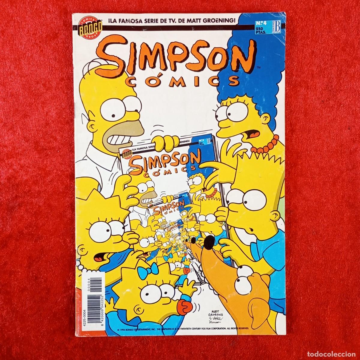 C&oacute;mics: SIMPSON C&Oacute;MICS - BONGO COMICS GROUP - EDICIONES B - N&ordm; 4 - BUSMAN - 1996 / 2695 - Foto 1
