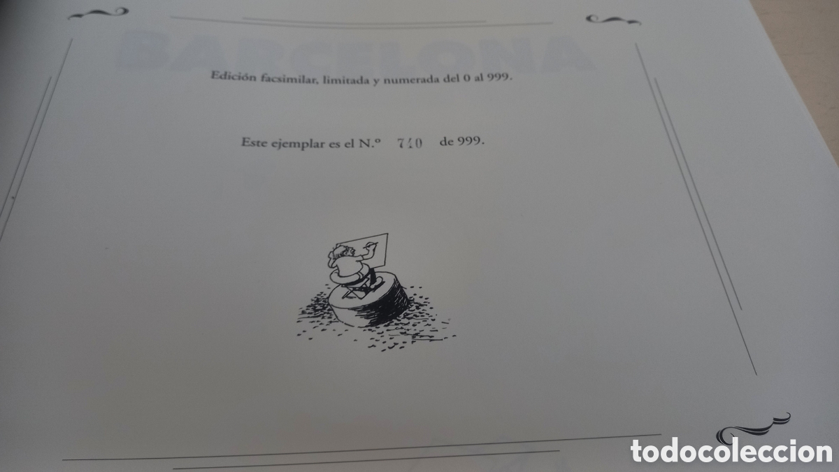 C&oacute;mics: BARCELONA Blanco - EDICION LIMITADA Y NUMERADA DE 999 EJEMPLARES - EDICIONES B - Foto 2