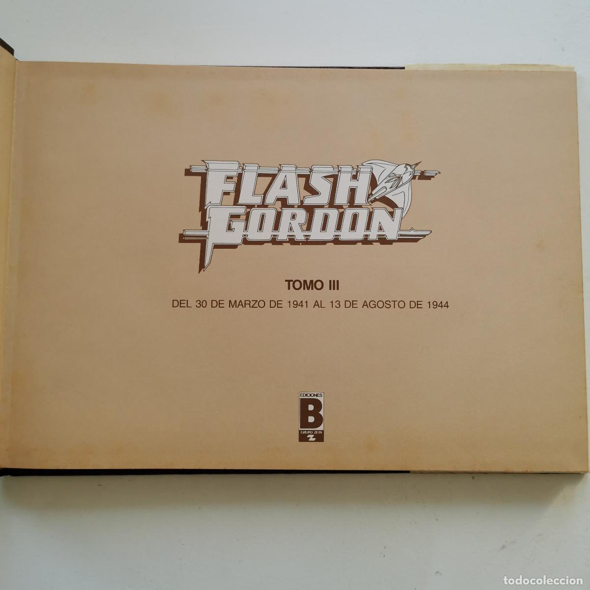 C&oacute;mics: 6 tomos de Flash Gordon, Edici&oacute;n Hist&oacute;rica de Ediciones B (1988) Del 1 al 6 - Foto 17