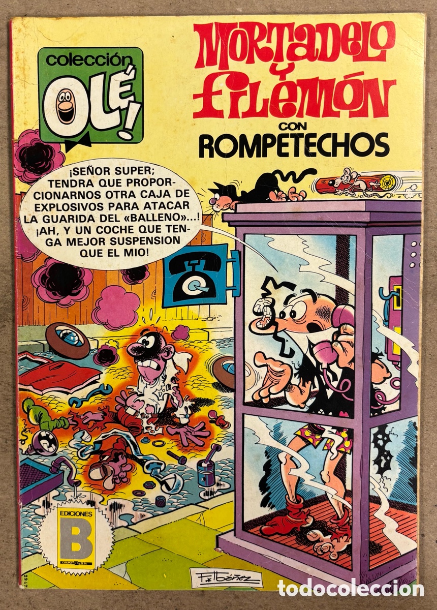 C&oacute;mics: MORTADELO Y FILEM&Oacute;N CON ROMPETECHOS N&deg; 229. EDICIONES B 1987. COLECCI&Oacute;N OL&Eacute;!. - Foto 1